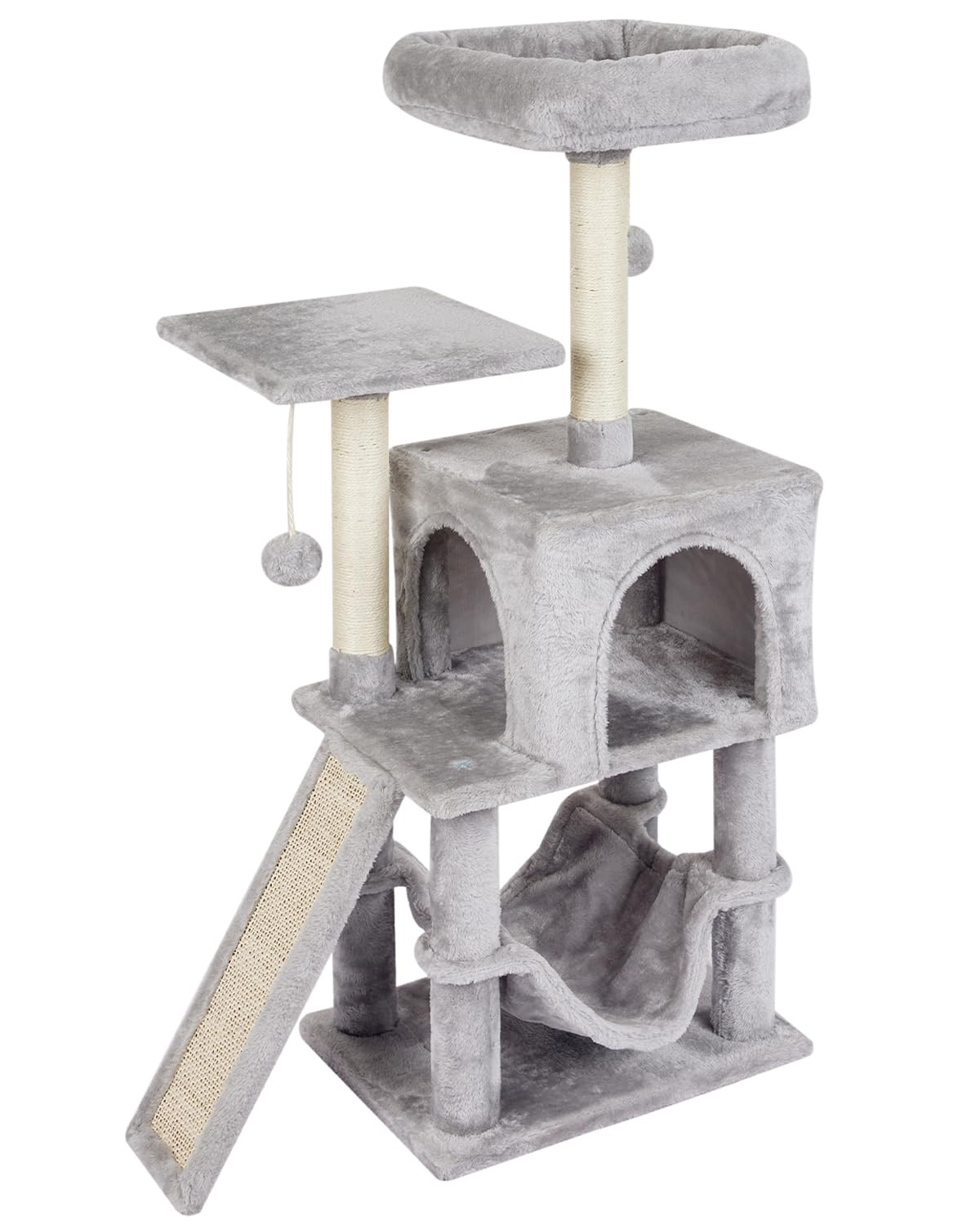 MIAO PAW hamac gros plan en fausse fourrure, encourage sieste confortable