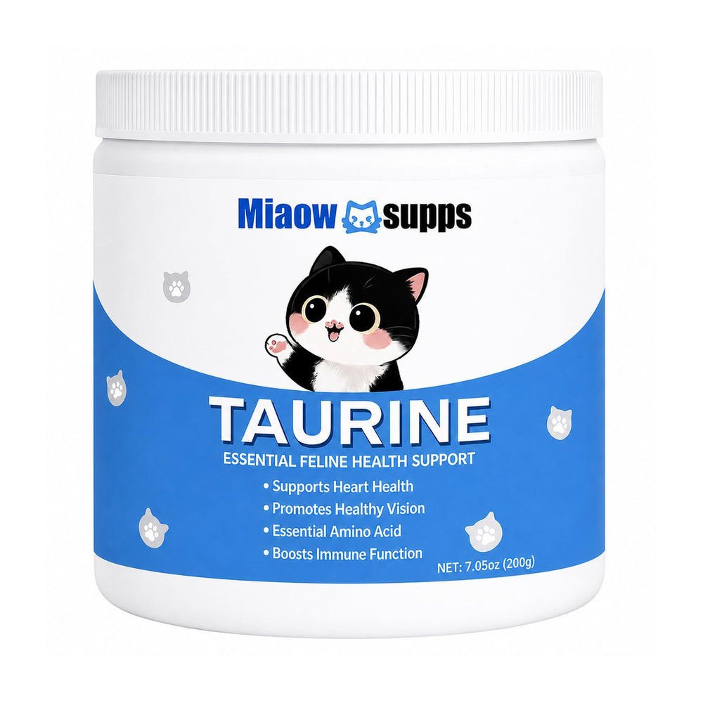 MIAOW SUPPS pot fermé montrant comment conserver le complément