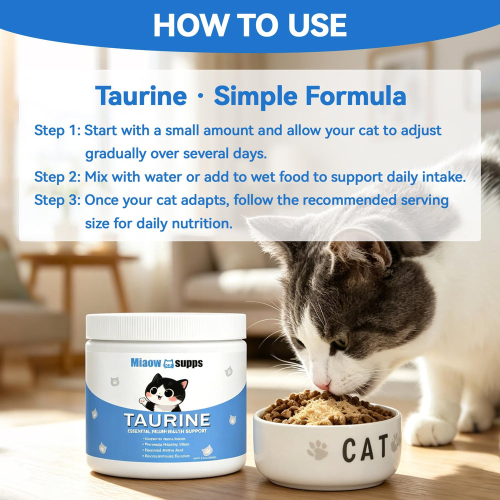 MIAOW SUPPS étiquette produit lisible pour vérifier la composition simple