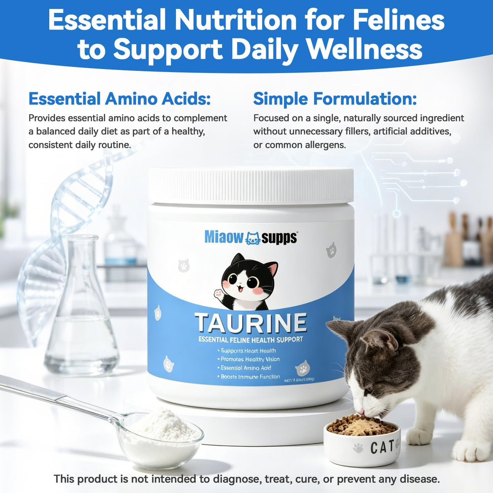 MIAOW SUPPS poudre mélangée à pâtée facilitant l'ingestion quotidienne