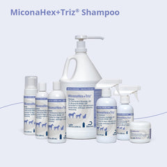 MiconaHex+Triz texture du shampooing montrant consistance apaisante
