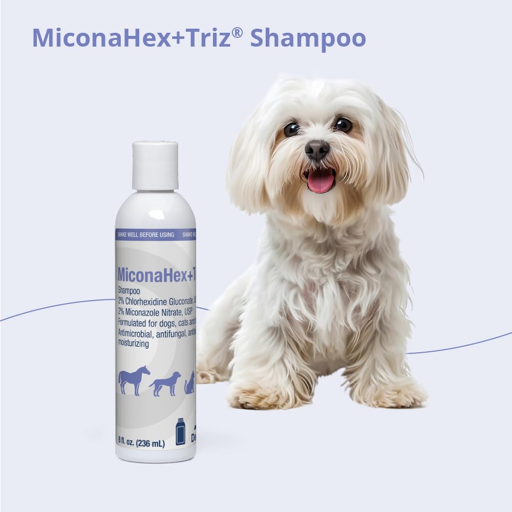 MiconaHex+Triz flacon 8 oz à côté d'objet pour comparaison de taille
