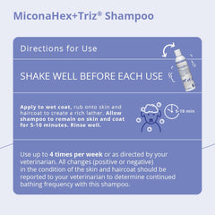 MiconaHex+Triz mousse sur paume illustrant nettoyage doux