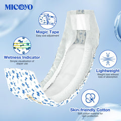 MICOOYO gros plan de la texture intérieure absorbante pour confort et sec