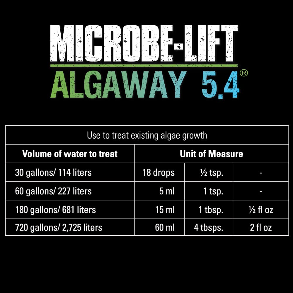 MICROBE-LIFT flacon à côté d'un doseur illustrant la quantité à utiliser