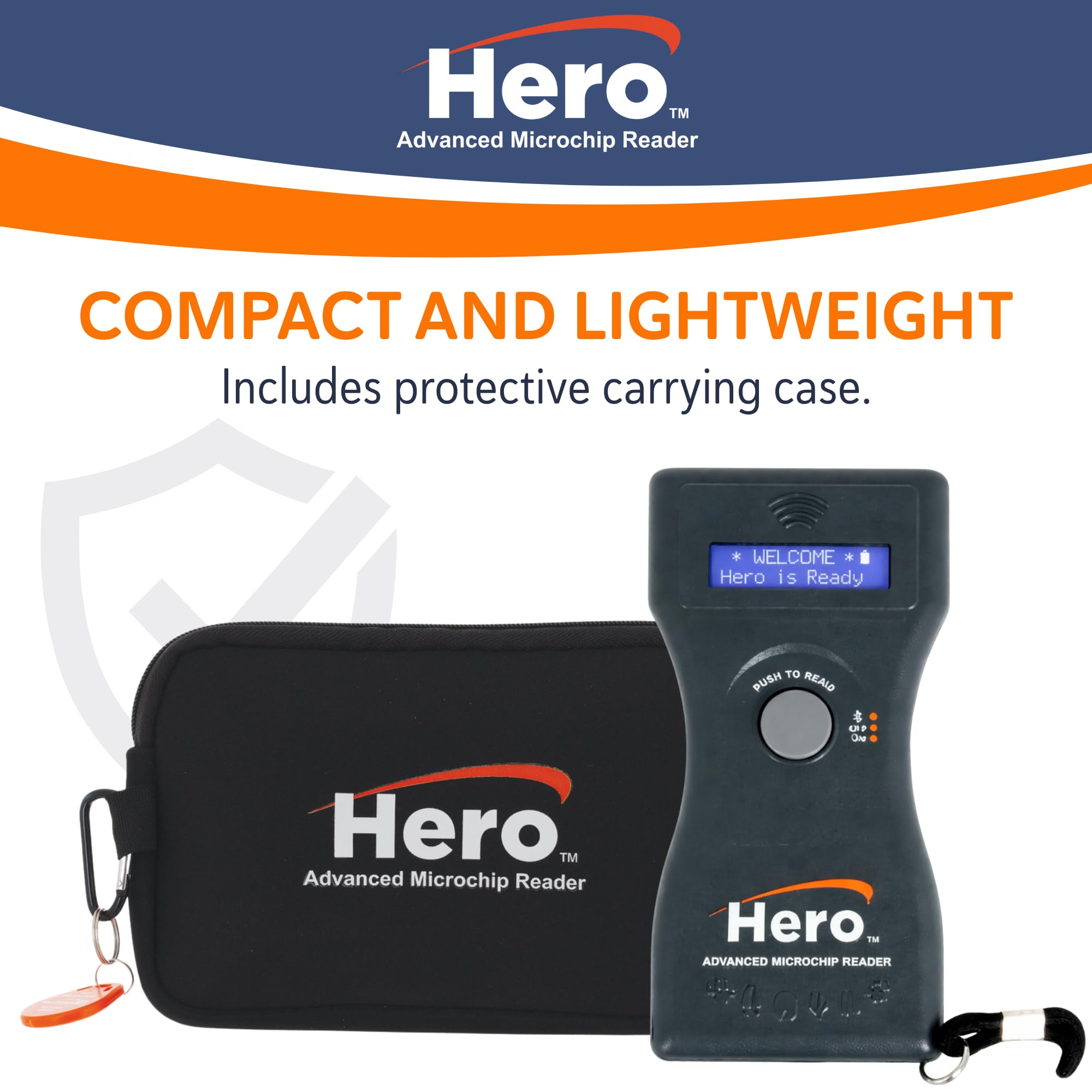 Microchip ID Hero batterie rechargeable et chargeur pour autonomie prolongée