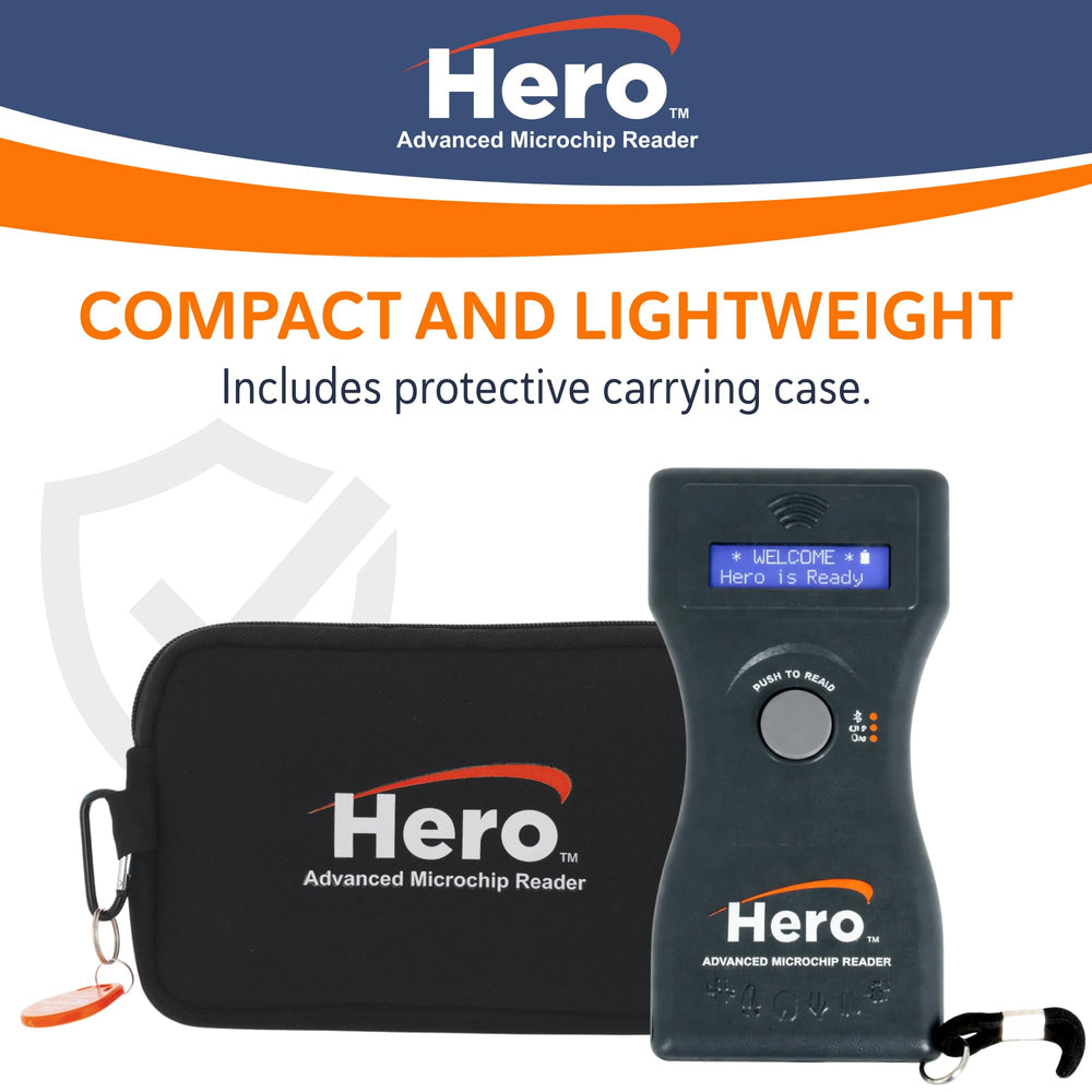 Microchip ID Hero batterie rechargeable et chargeur pour autonomie prolongée