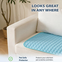 MICROCOSMOS tapis sur panier animal apportant confort rafraîchissant