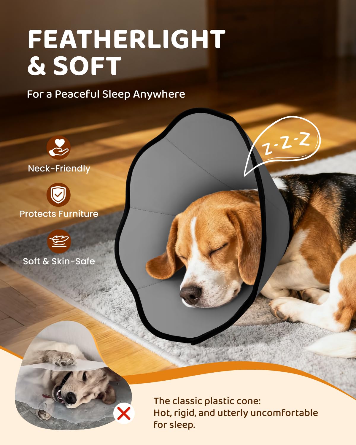 MIDOG chien portant le collier à la maison mobilité préservée
