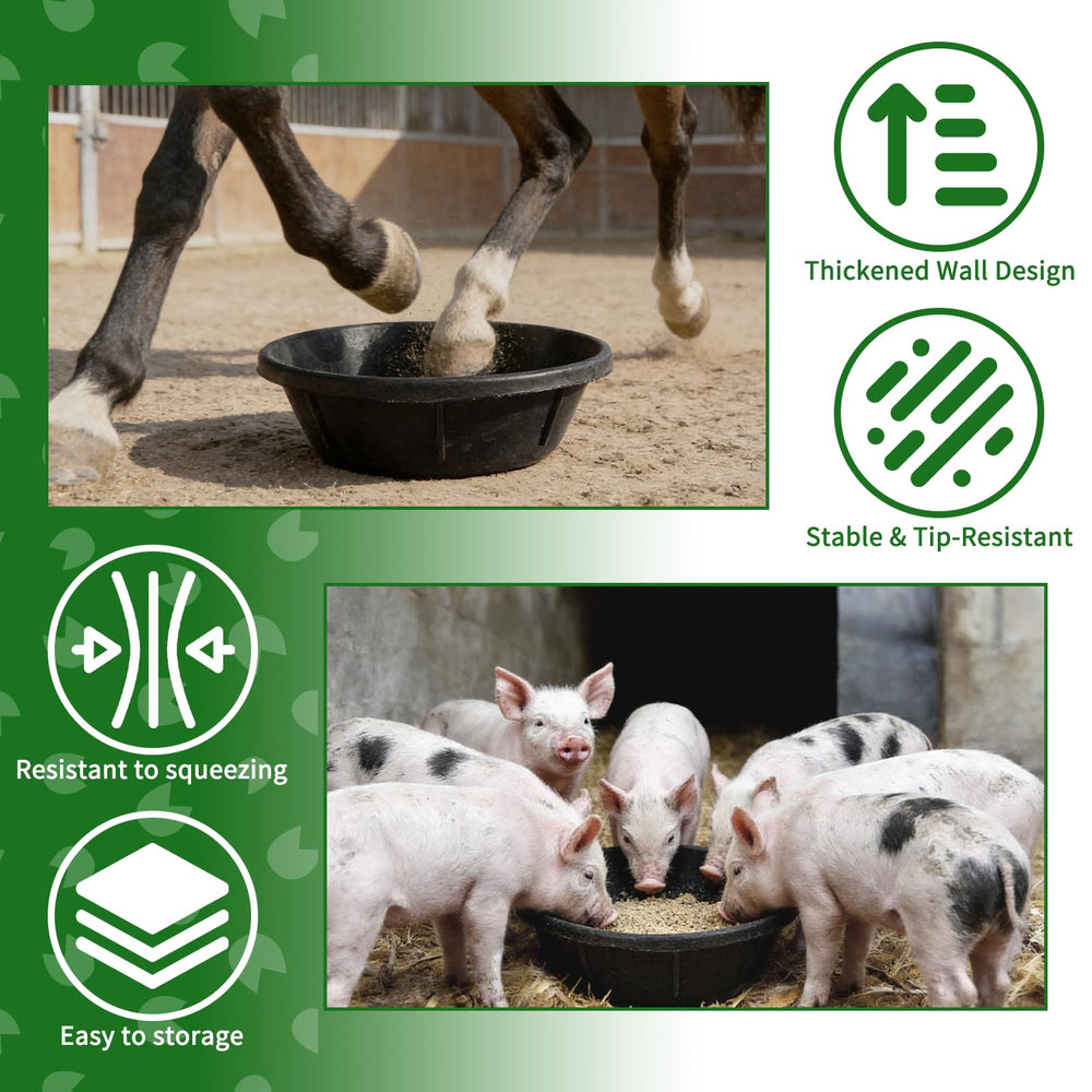 Midollarle bac en usage avec cheval offrant alimentation stable et sûre