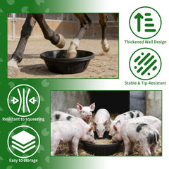 Midollarle bac en usage avec cheval offrant alimentation stable et sûre