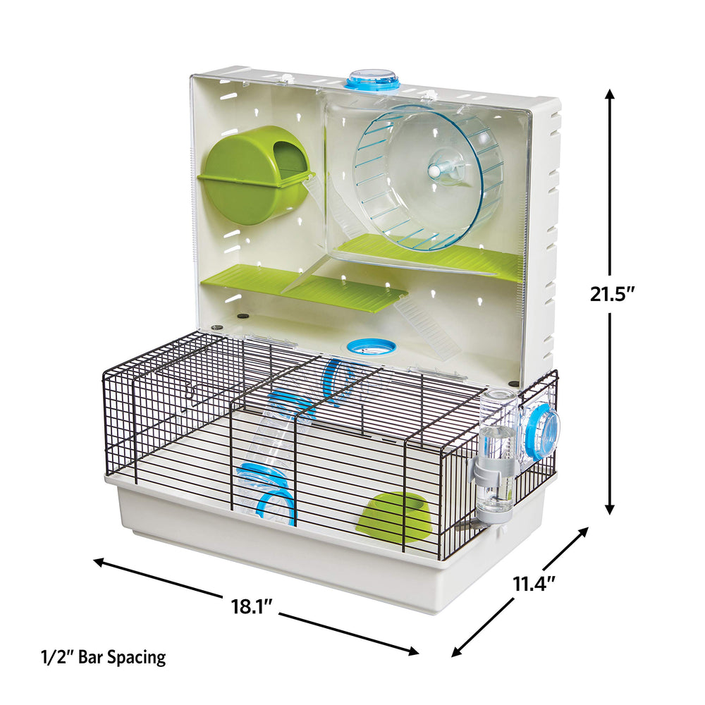 MidWest Homes for Pets vue latérale illustrant structure multi-niveaux pratique