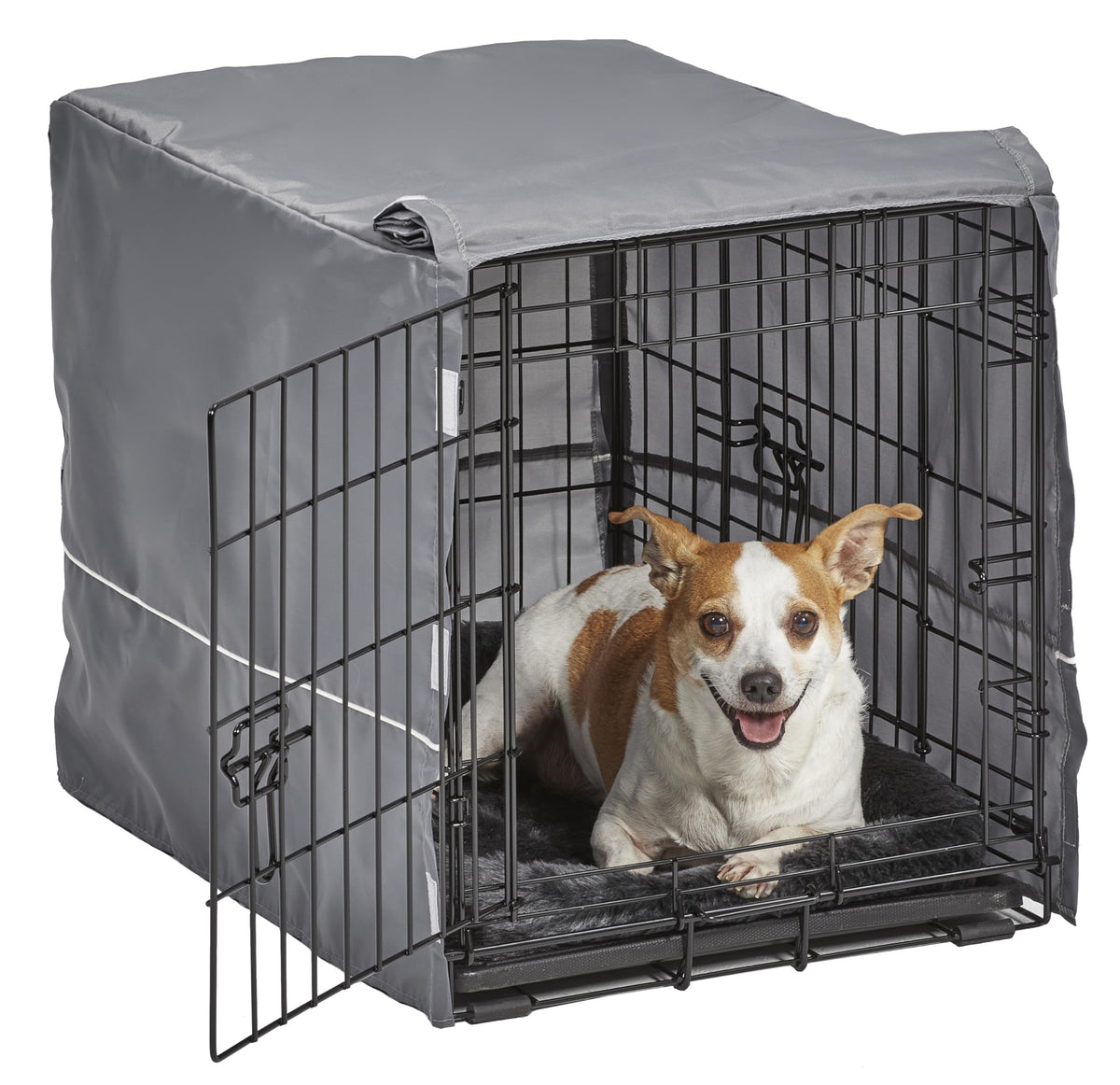 MidWest Homes for Pets vue avant de la cage 24 pouces montrant robustesse et accès facile