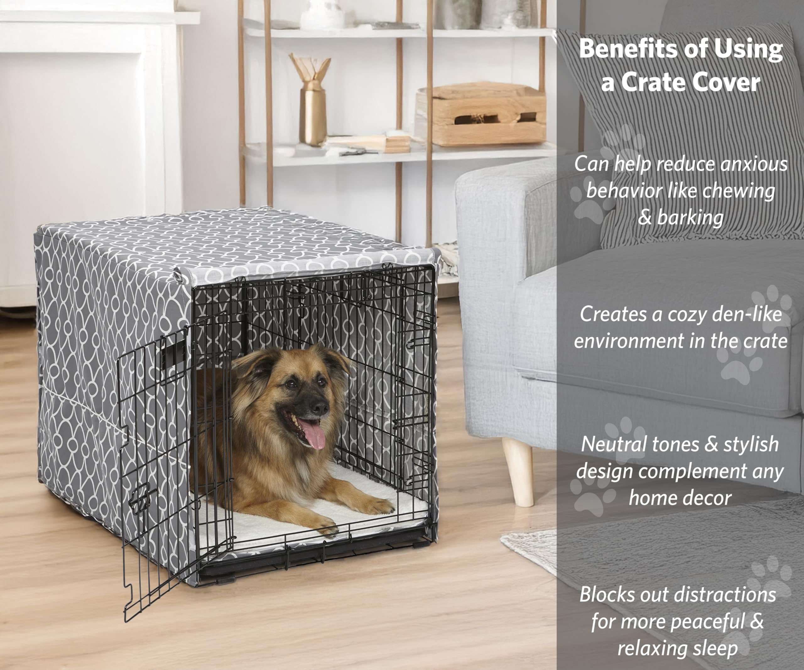 MidWest Homes for Pets gros plan tissu Teflon repoussant liquides pour entretien facile