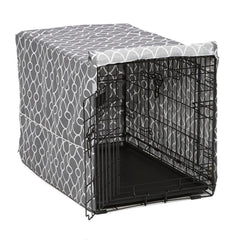 MidWest Homes for Pets vue avant de la housse protégeant la cage, esthétique et apaisante