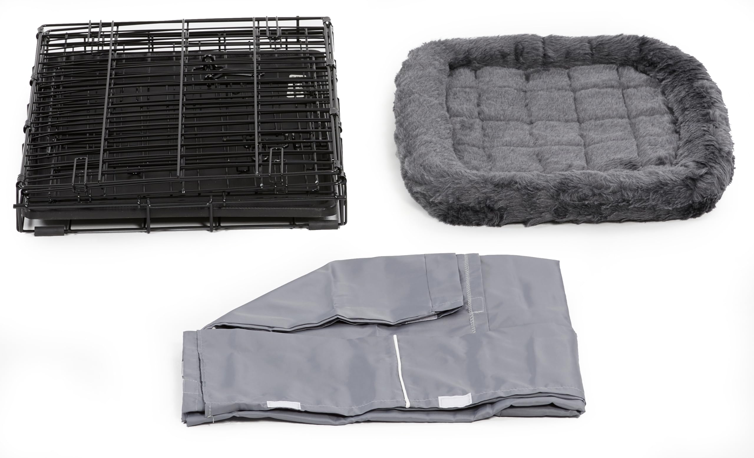 MidWest Homes for Pets détail de la housse montrant attaches velcro fiables