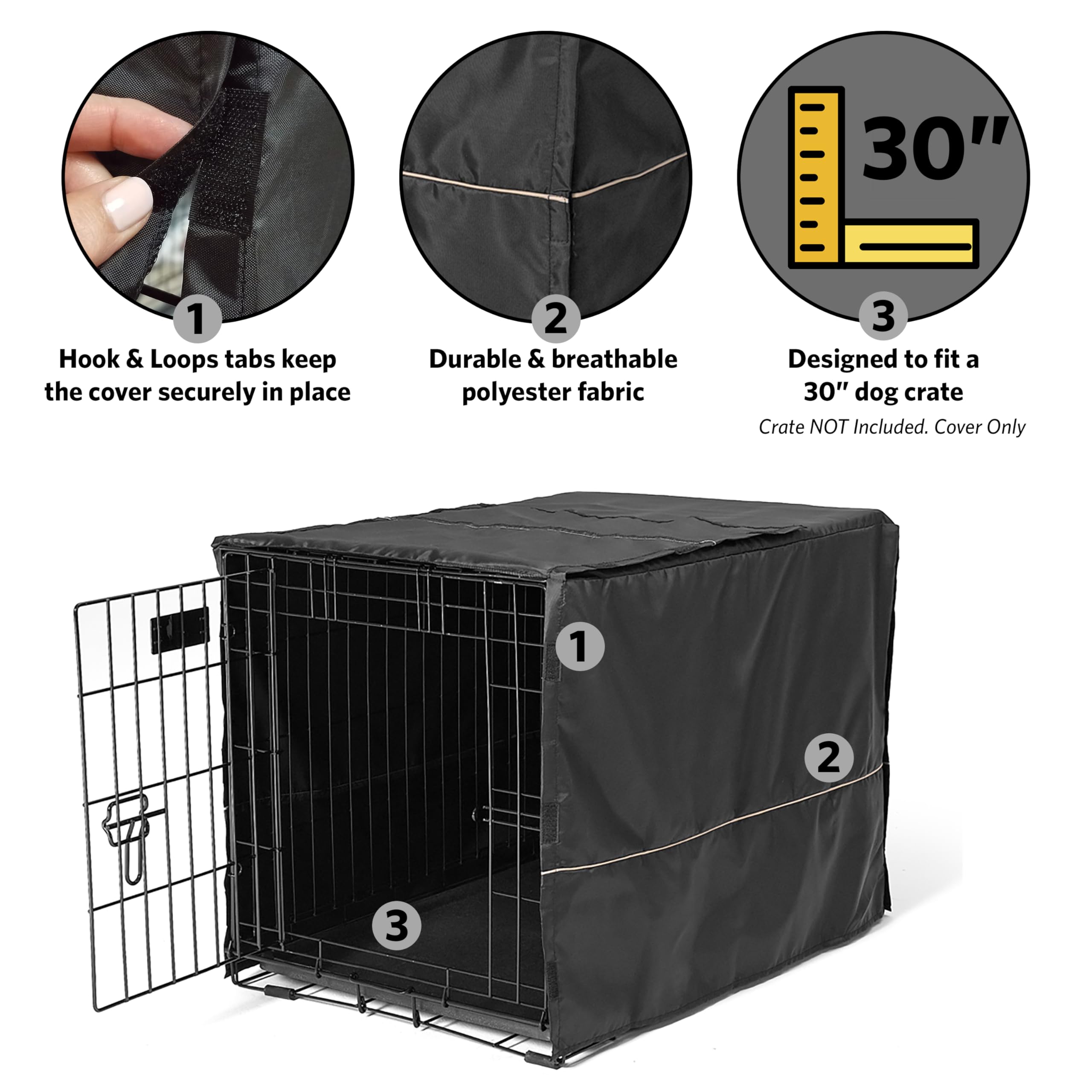 MidWest Homes for Pets rabat relevé pour ventilation et visibilité