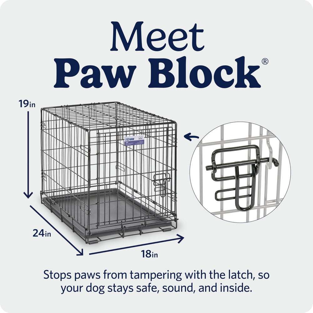 MidWest iCrate séparateur installé permettant adaptation à la croissance