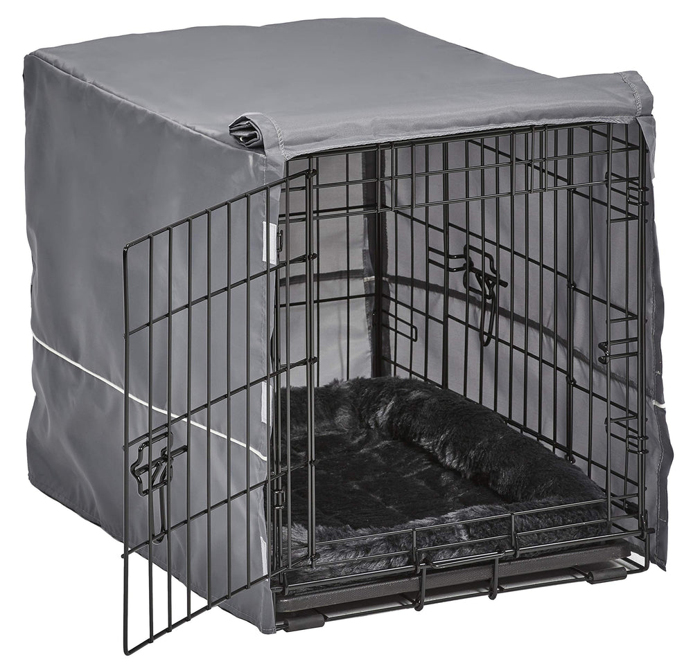 MidWest Homes for Pets gros plan du lit en fausse fourrure offrant douceur lavable