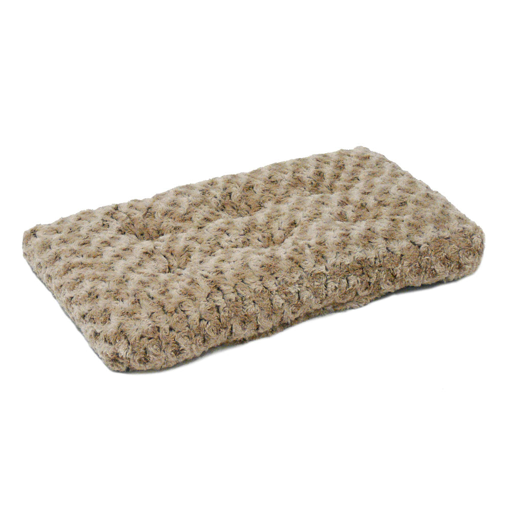 MidWest lit devant mocha montrant coussin moelleux et confort