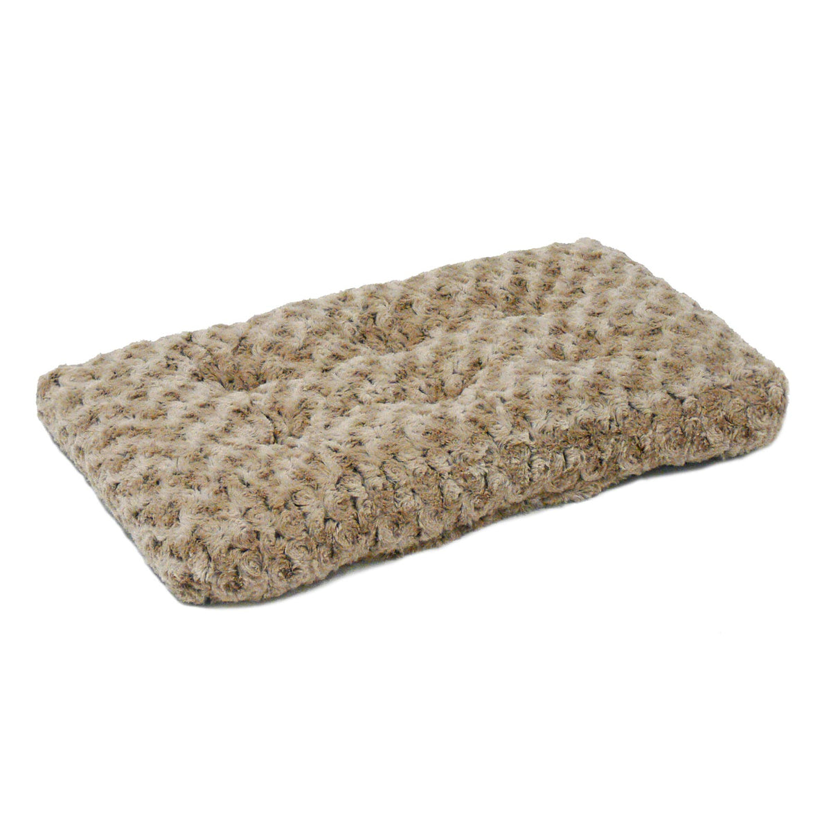 MidWest lit devant mocha montrant coussin moelleux et confort
