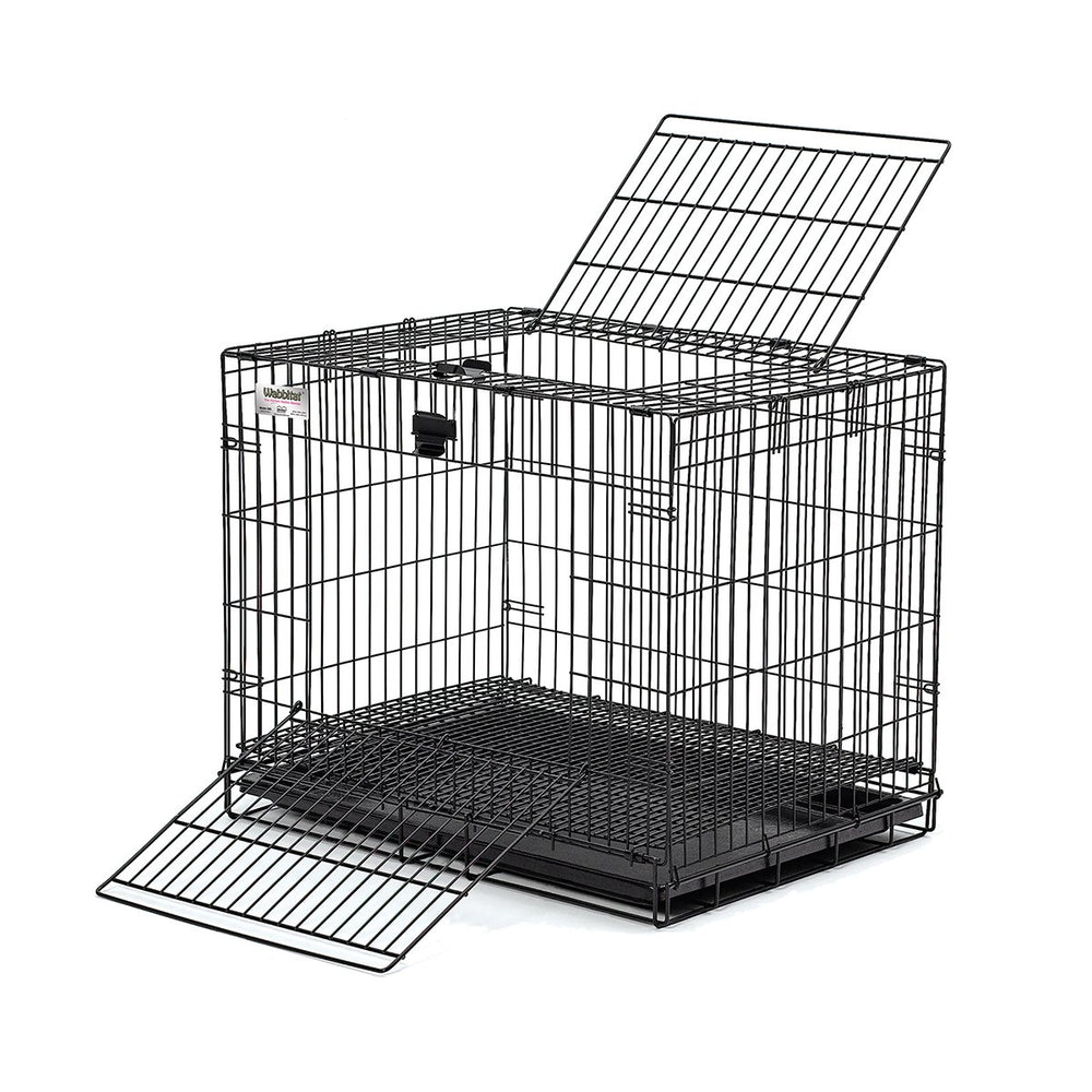 MidWest Wabbitat face avant montrant portes spacieuses et sécurité