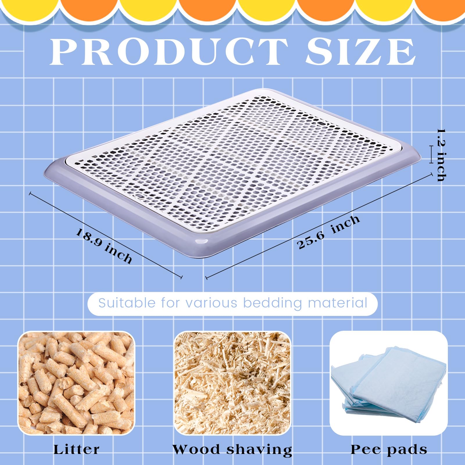 Mifoci grille gros plan séparant urine et surface pour hygiène