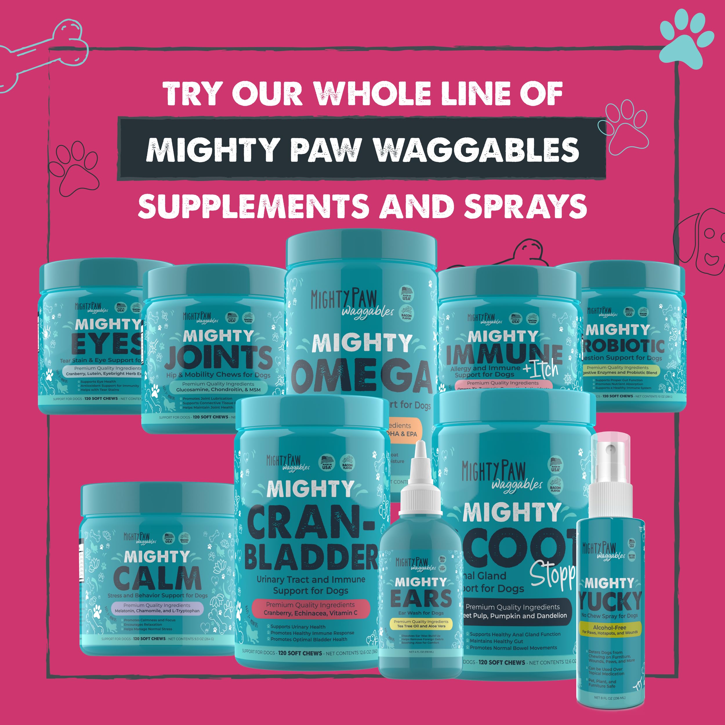 Mighty Paw scène lifestyle propriétaire et chien heureux confiance produit