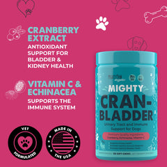 Mighty Paw pastille au bacon mise en évidence goût attractif pour chien