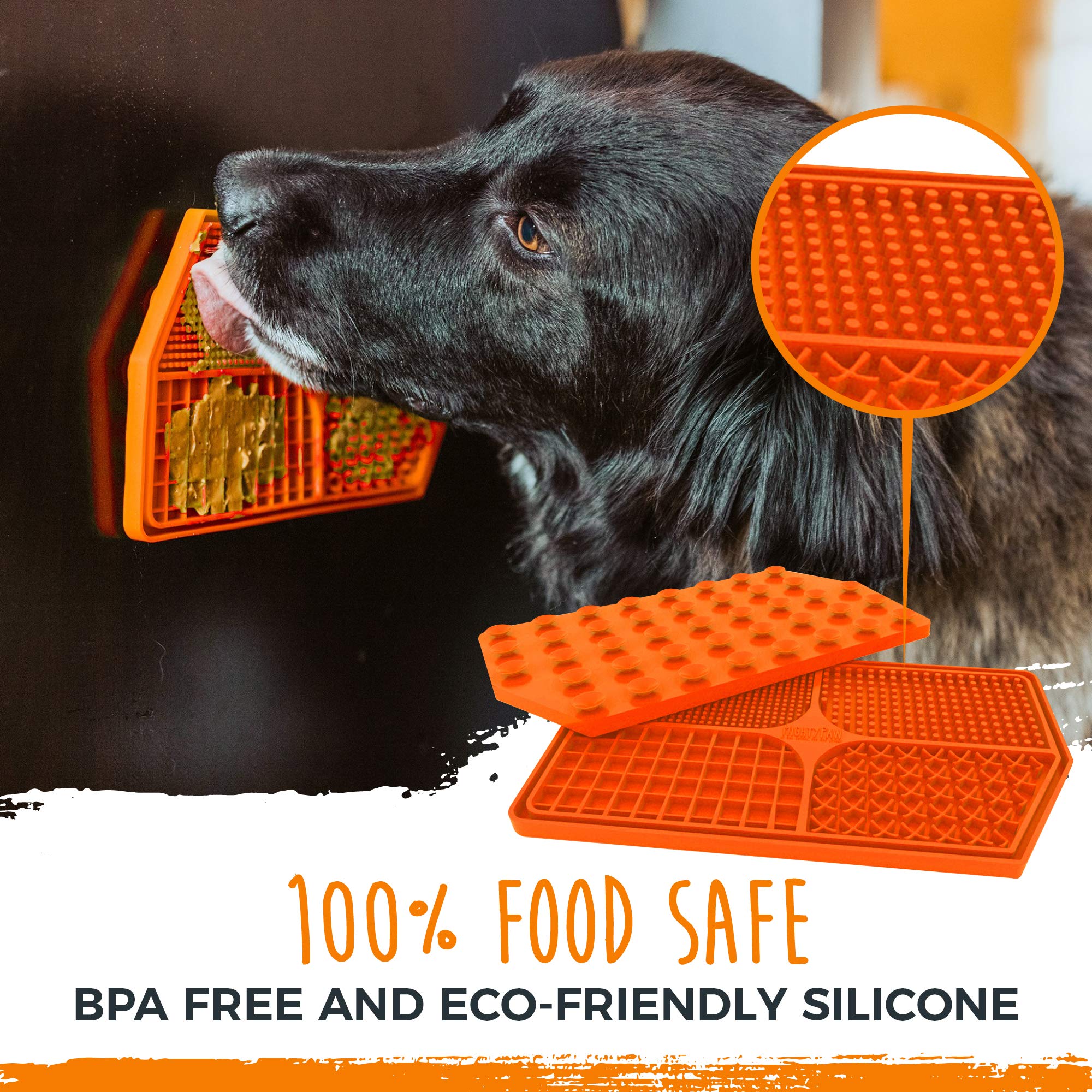 Mighty Paw ventouses fixées sur baignoire pour un bain moins stressant