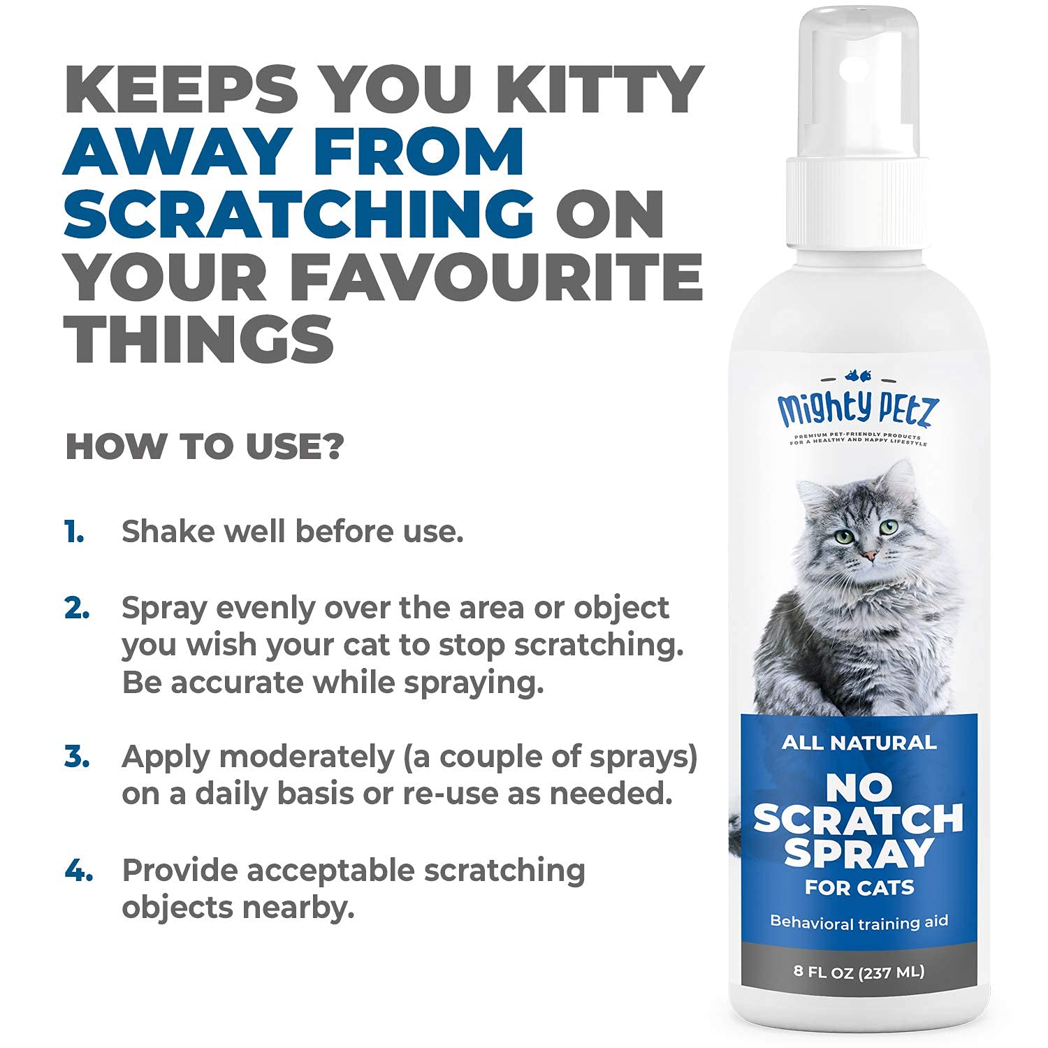 Mighty Petz étiquette ingrédients naturels garantissant formule sûre