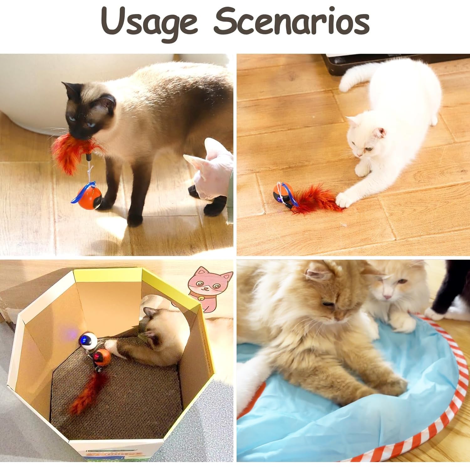 Migipaws accessoires inclus petite souris et queue, variations pour jeu prolongé
