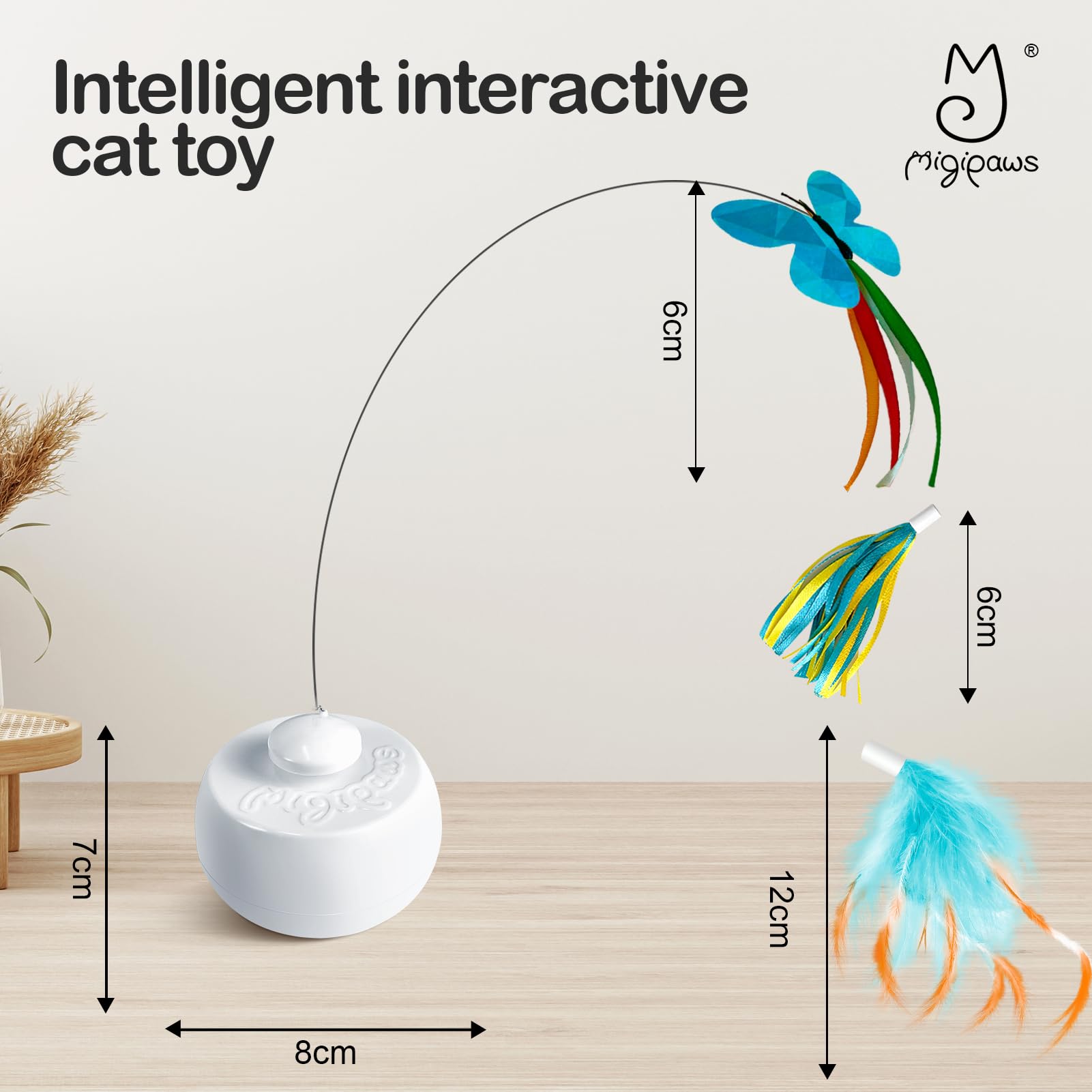 Migipaws ensemble complet posé sur table prêt à jouer