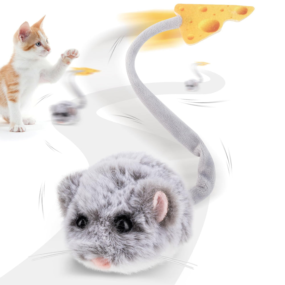 Migipaws MigiMouse face avant peluche attirante pour jeu stimulé
