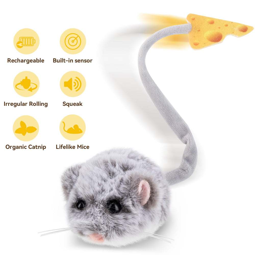 Migipaws MigiMouse pochette de cataire remplaçable pour renouveler l'odeur