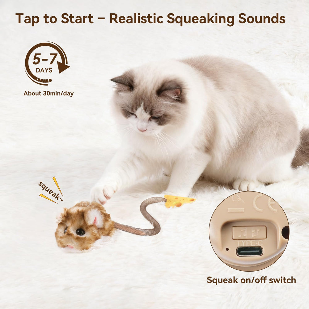 Migipaws détail de la queue mesh élastique stimulant le jeu actif