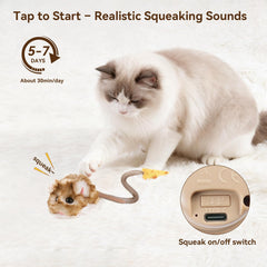Migipaws détail de la queue mesh élastique stimulant le jeu actif