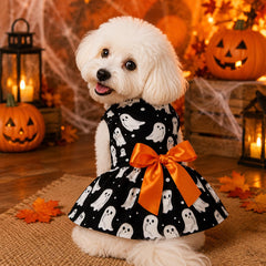 Miiemiu robe Halloween vue de profil, coupe confortable et mobile