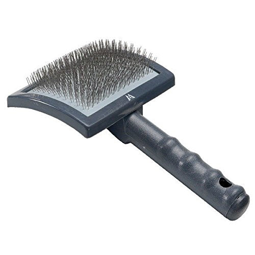 Millers Forge brosse slicker courbée vue avant, maintien ergonomique pour confort