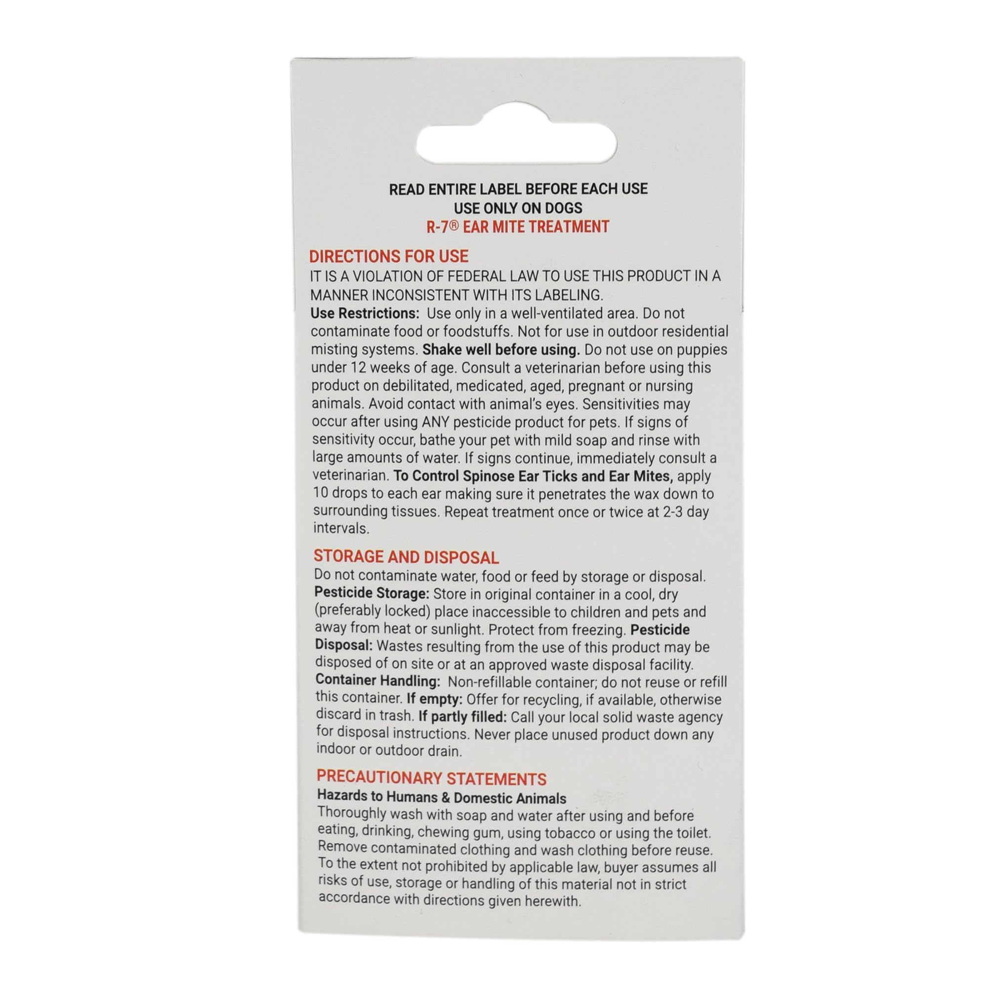 Miracle Care application sur oreille par main montrant facilité d'utilisation