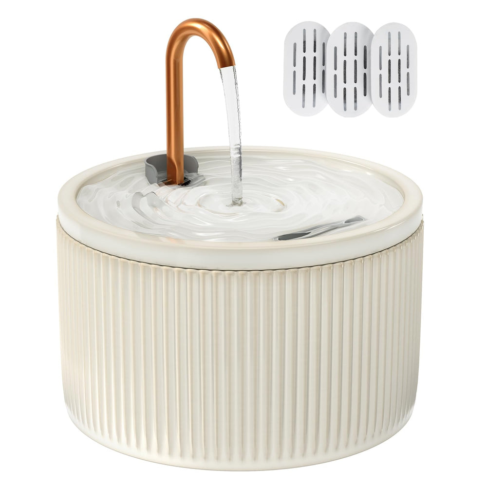 MISFANS fontaine face avant céramique montrant design élégant et hygiène