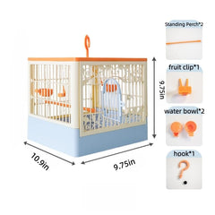 Misyue cage pliée démontrant gain de place et facilité de rangement