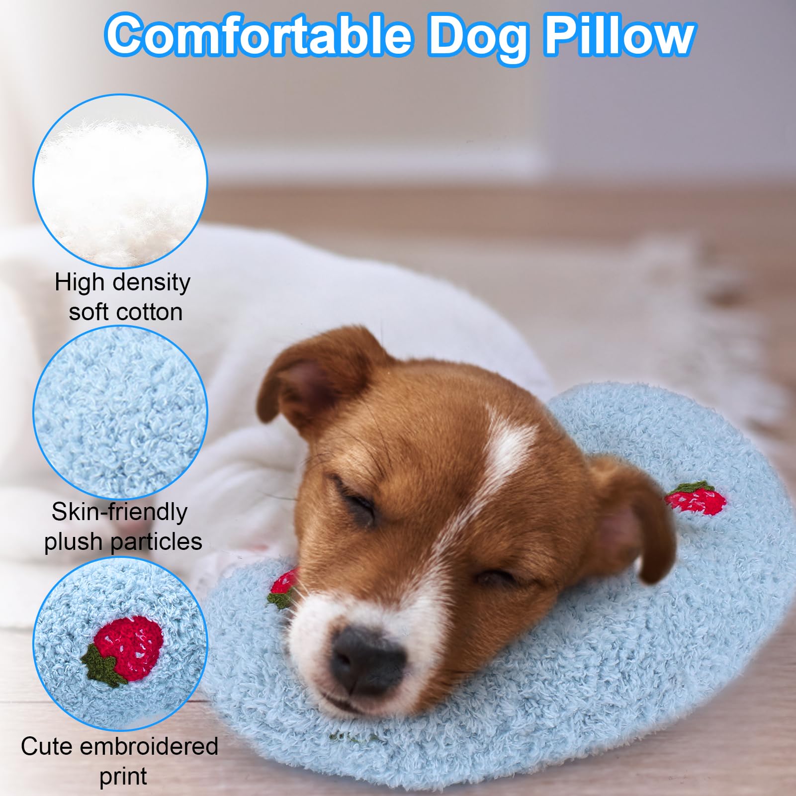 Mity rain coussin placé dans un panier offrant nid douillet