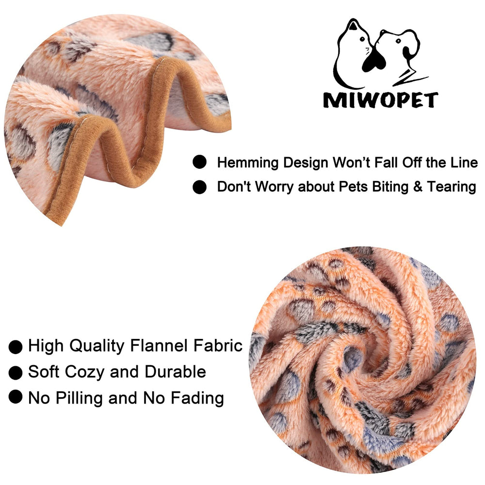MIWOPET gros plan sur la texture polaire, douceur confortable pour l'animal