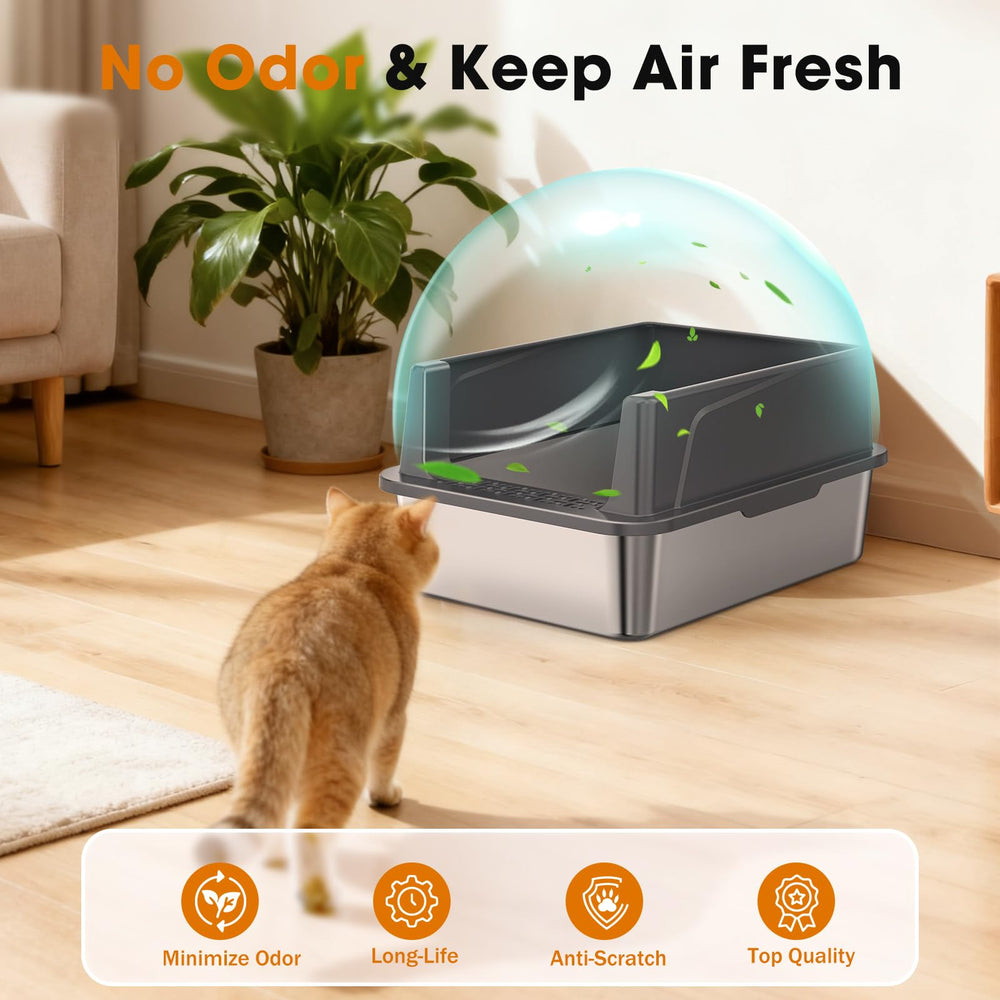 MIXJOY pédale filtrante à l'entrée retenant la litière sur pattes