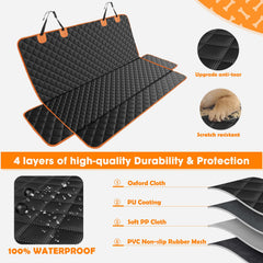 MIXJOY housse montée en hamac avec chien, confort et barrière protectrice