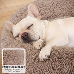 MIXJOY petit chien blotti dans le lit pour repos rassurant