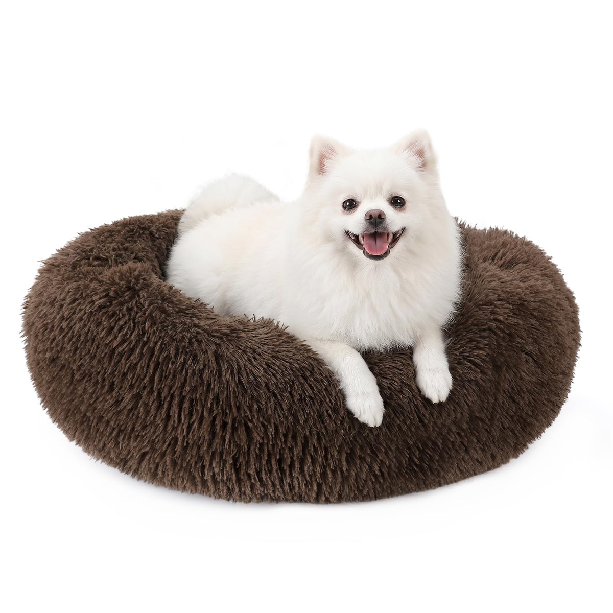 MIXJOY lit donut vue de face montrant forme ronde et rebords confortables pour calme