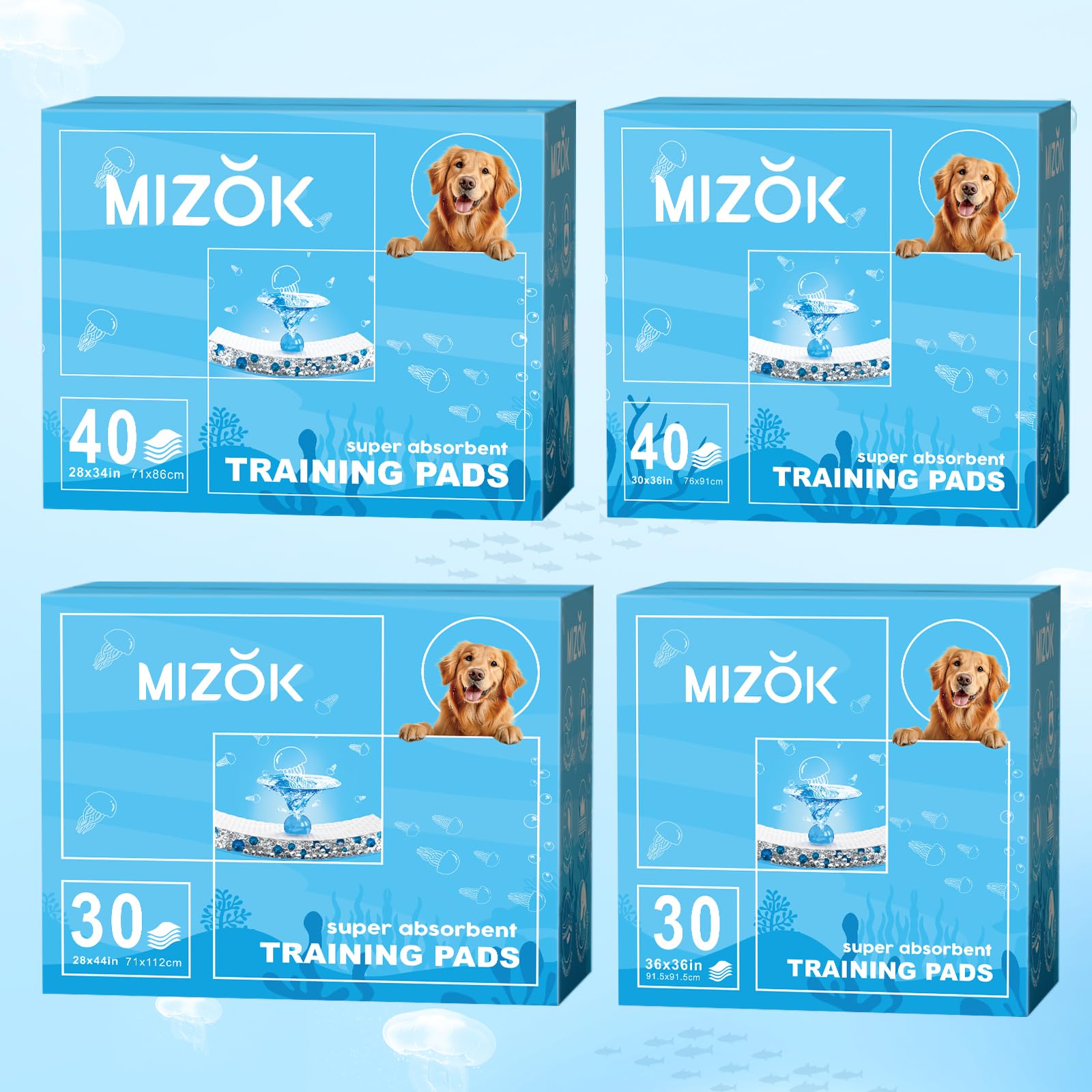 MIZOK coupe en gros plan des six couches montrant l'absorption renforcée