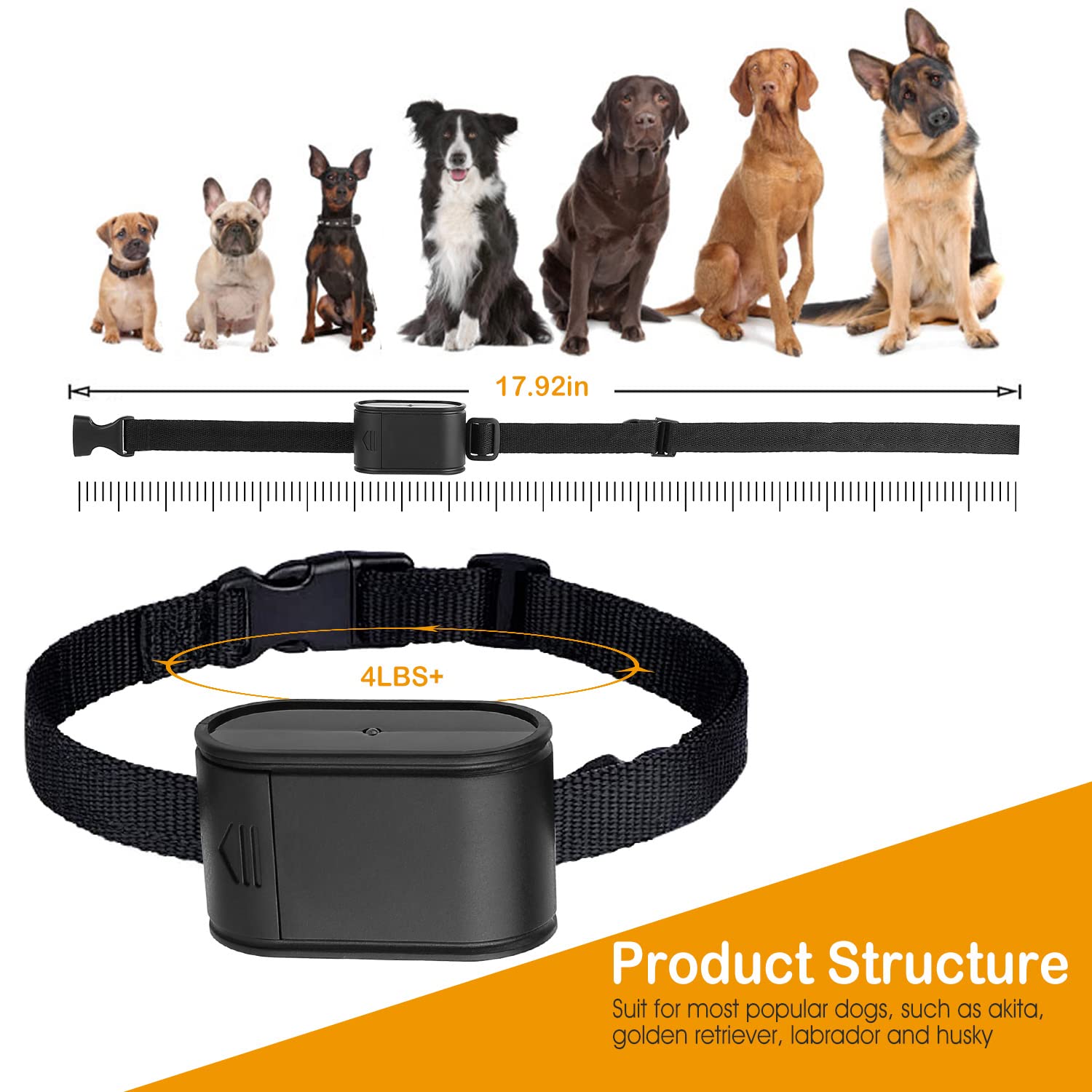 Moclever deux colliers portés par deux chiens illustrant gestion multi-animaux